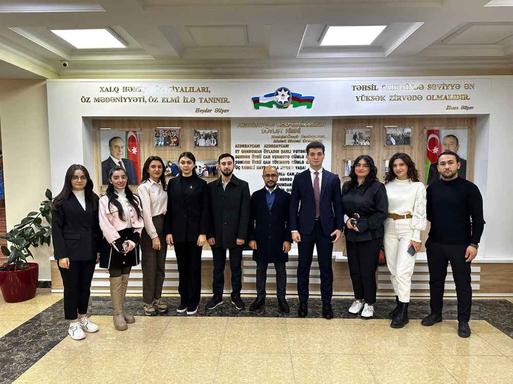 lnformation session of the BSLU MOIC club at Baku Slavic University